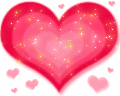 Gif animé coeur rouge